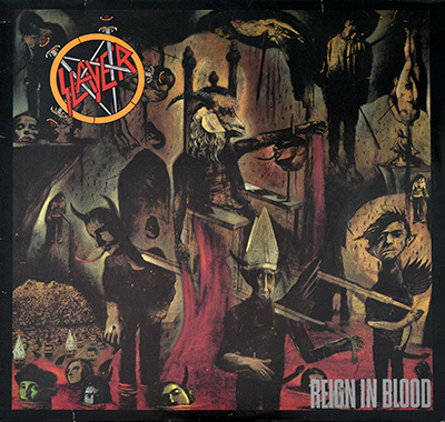 SLAYER - Reign in Blood album front cover vinyl record